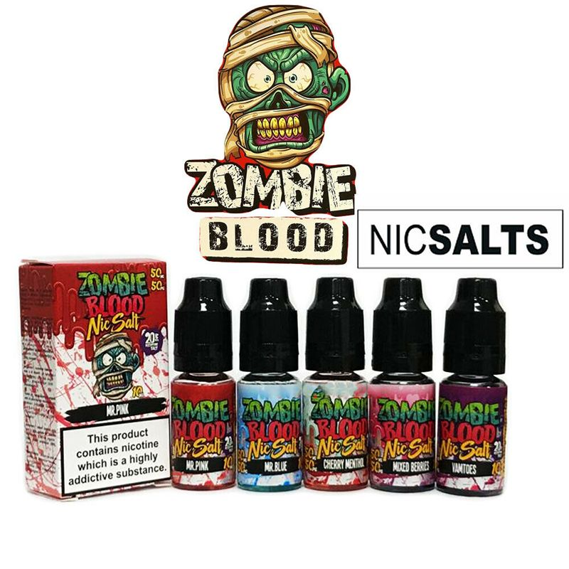 ZOMBIE BLOOD Nic Salt E Liquid (5 x 10ml)