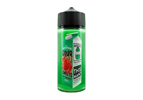JUICY SOUR BURST 100ML E LIQUID THE JUICEMAN