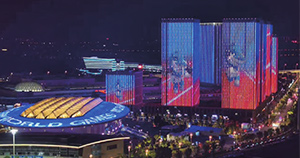 An outdoor lighting system