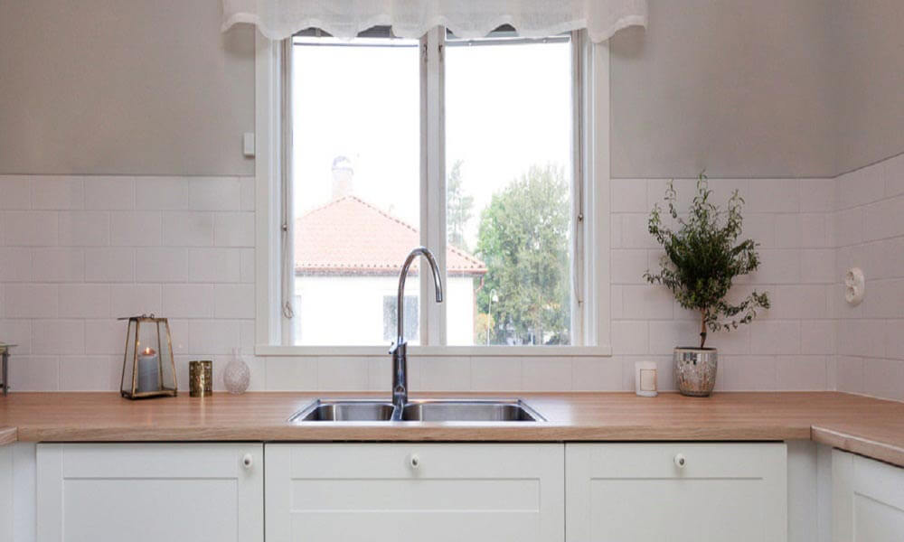 How to Vent a Kitchen Sink under a Window?
