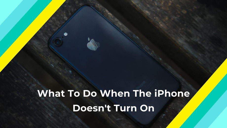 What to do when the iPhone doesn't turn on