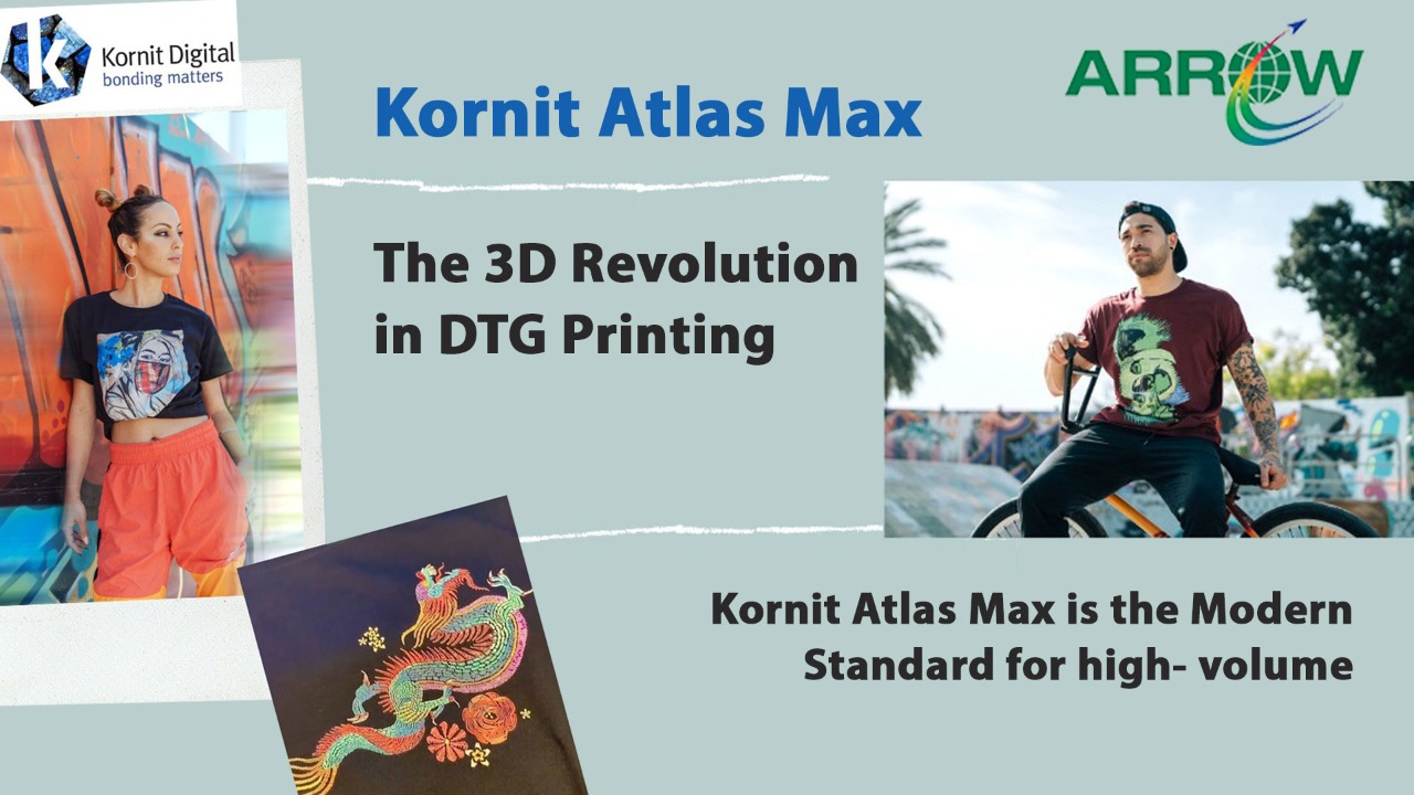 Kornit Atlas Max - The 3D Revolution in DTG Printing