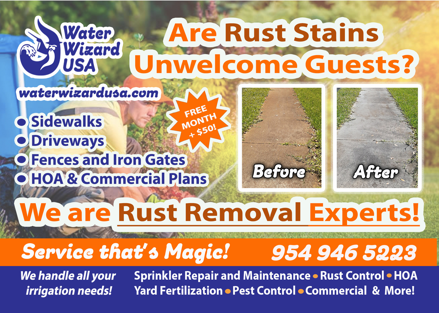 Sprinkler Rust Removal Company Fort Lauderdale