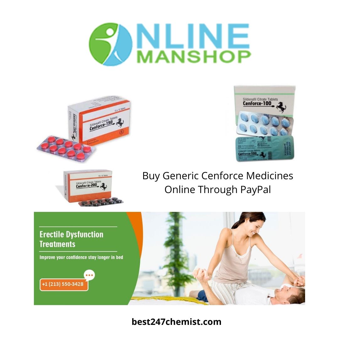 Buy Generic Cenforce Medicines Online Through PayPal