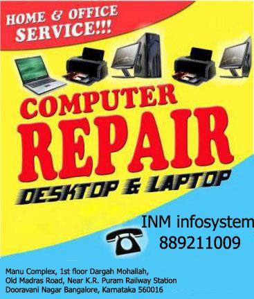 Lenovo laptop service center Bangalore