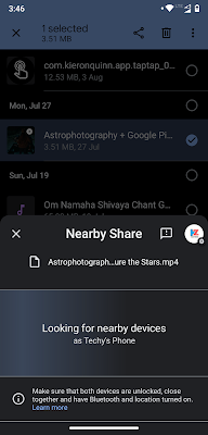 NEARBY SHARE FROM GOOGLE FOR ANDROID