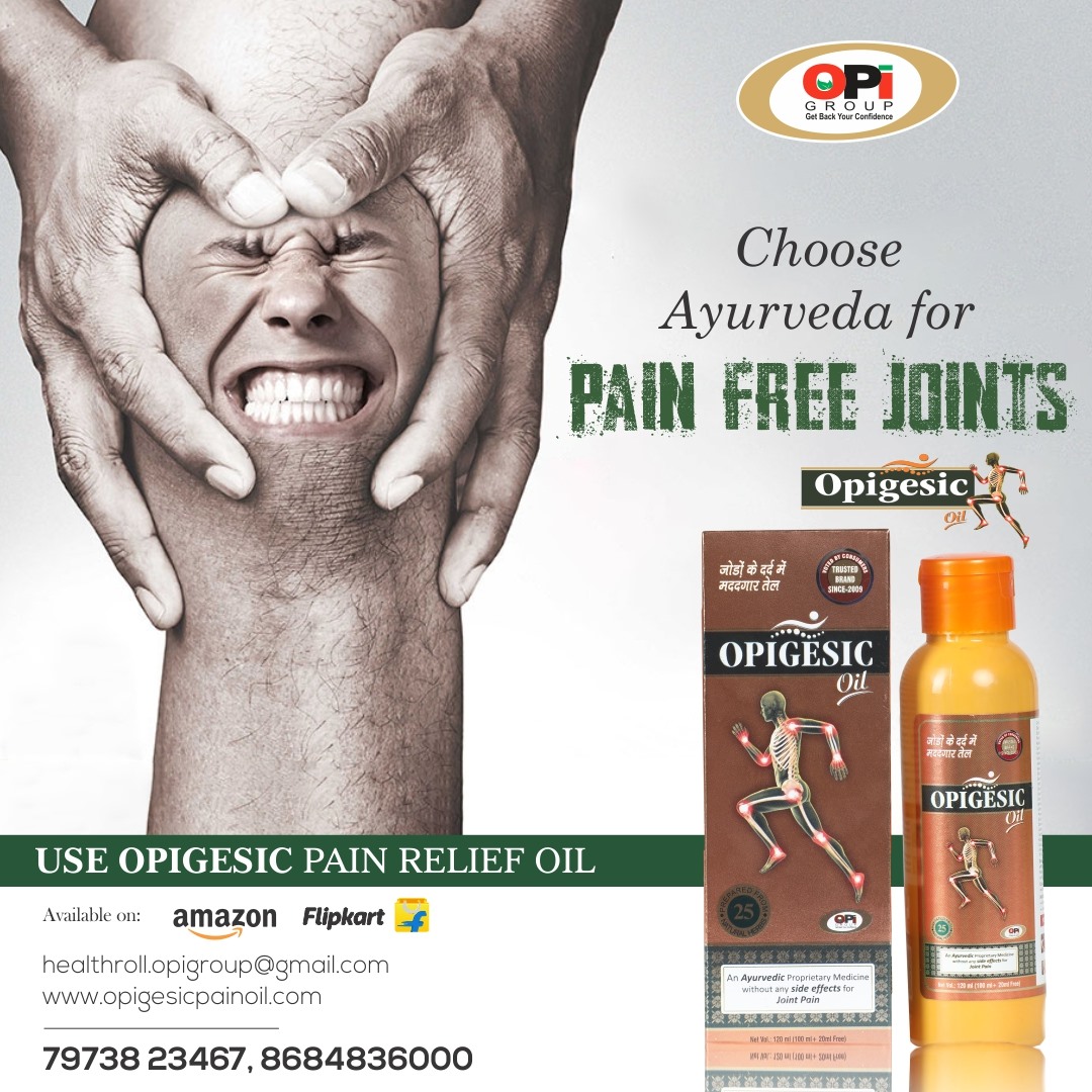 Control the pain away with Knee Pain Relief Ayurvedic Oil