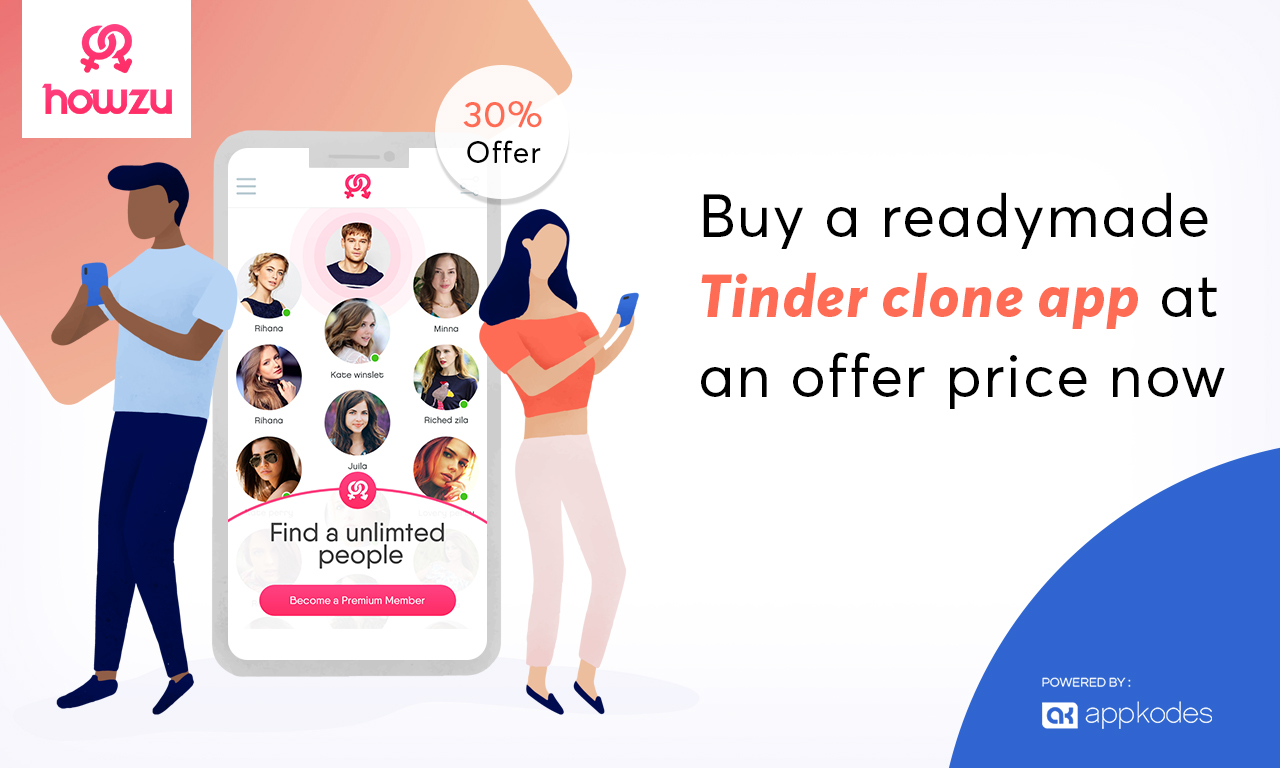 Buy A Readymade Tinder Clone App At An Offer Price Now!