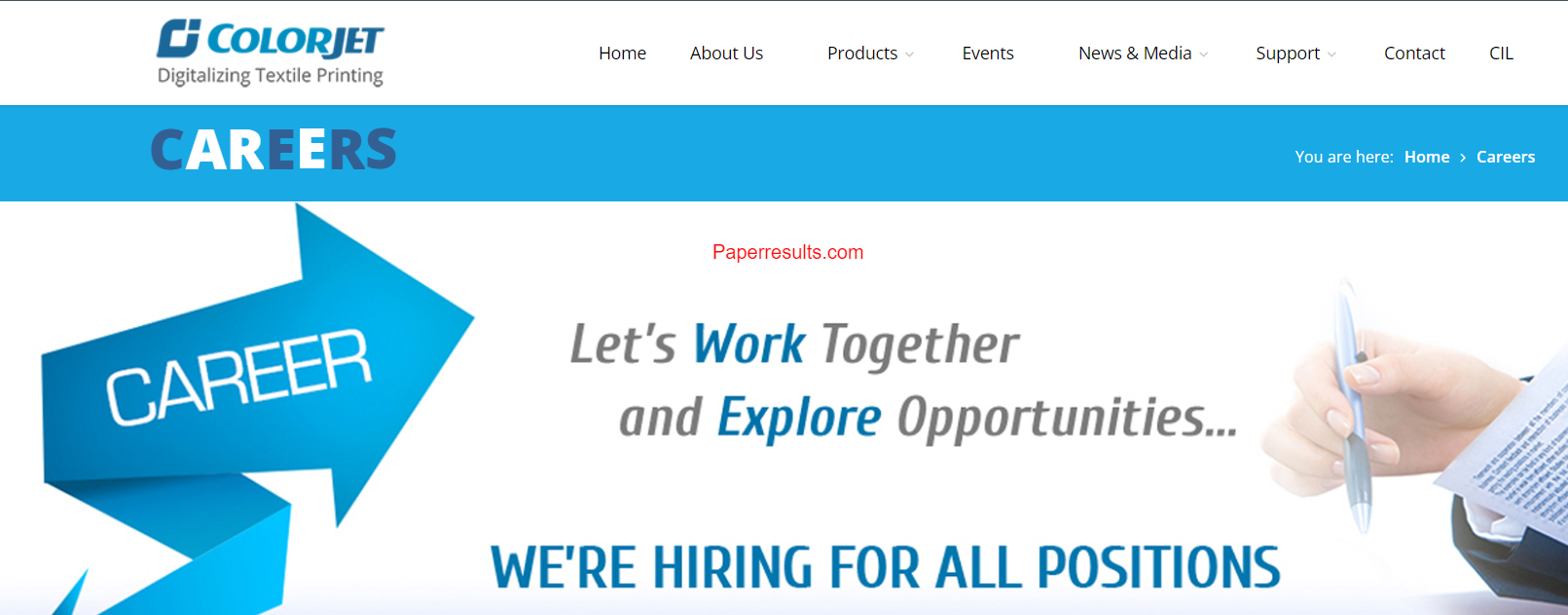 Colorjet Sales and Service Recruitment 2022