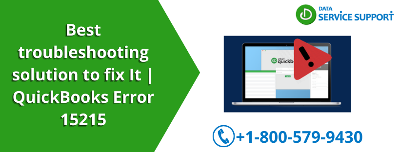 Best troubleshooting solution to fix It | QuickBooks Error 15215