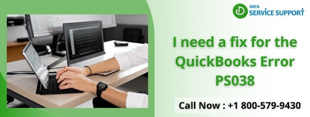 I want a Resolve For The QuickBooks Error PS038