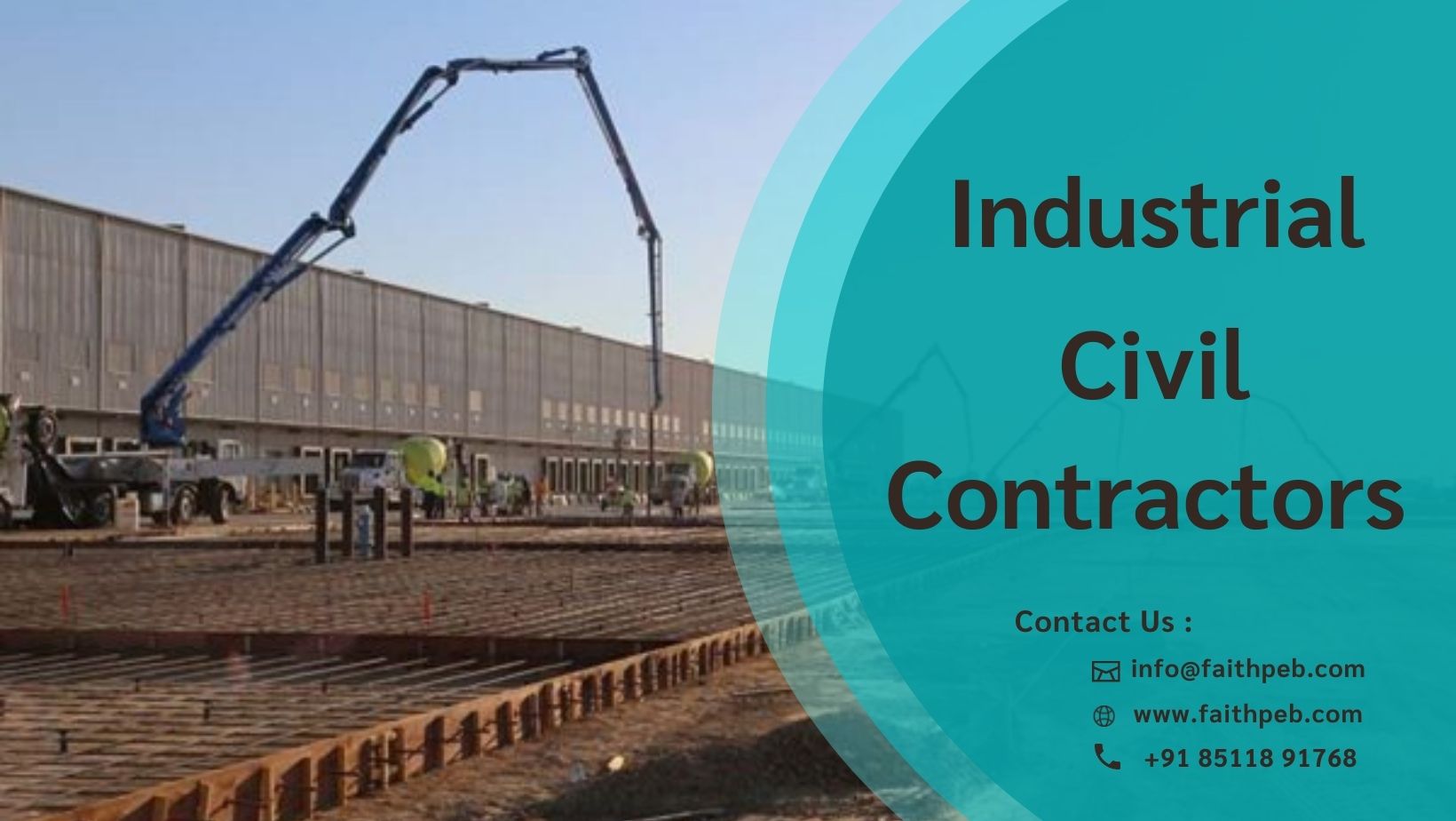 One of the most desired turnkey civil contractors in Savli | Faith PEB