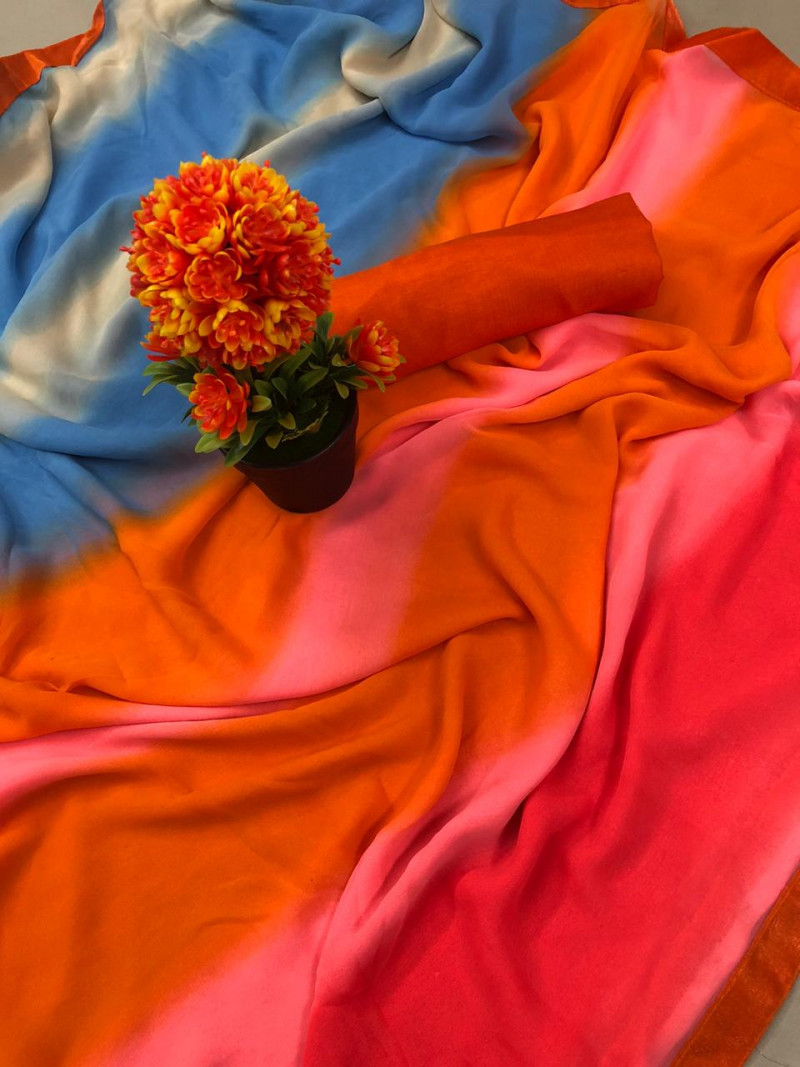 Top five light-weighted silk party wear saree