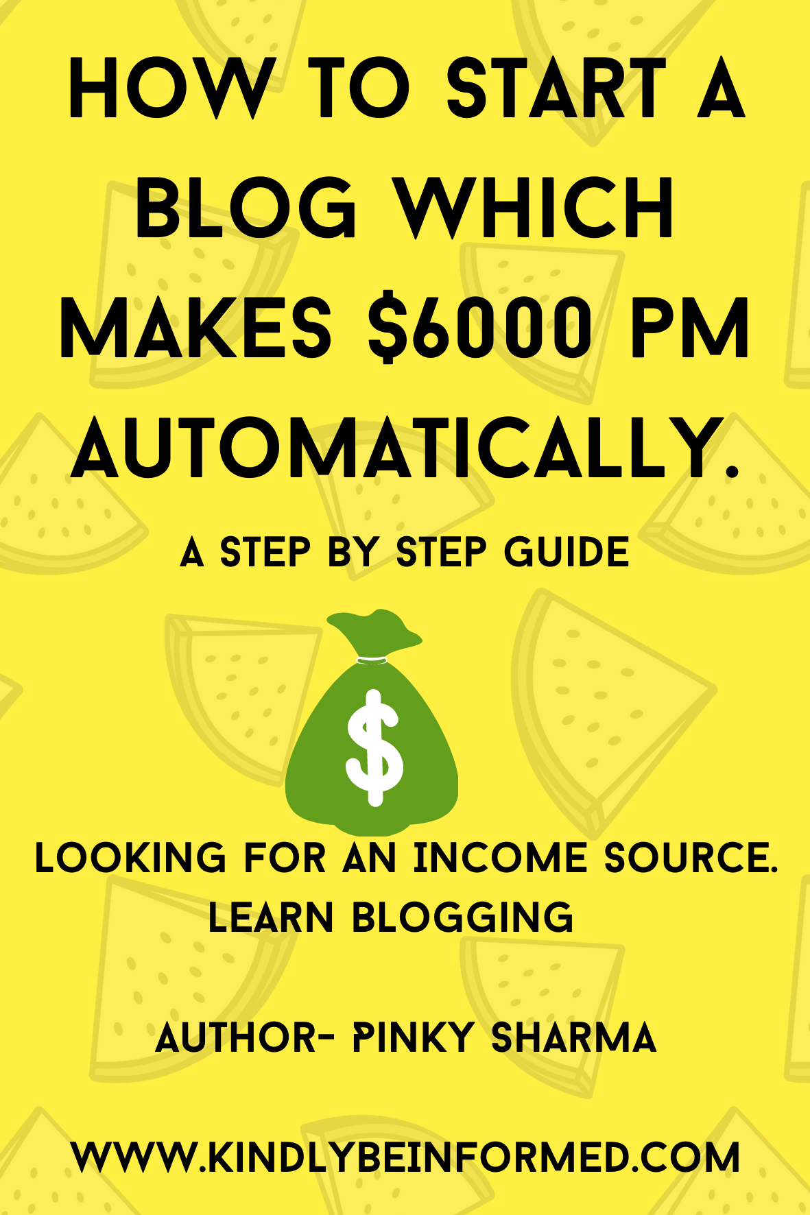 How To Start a Blog and make $5000 per month