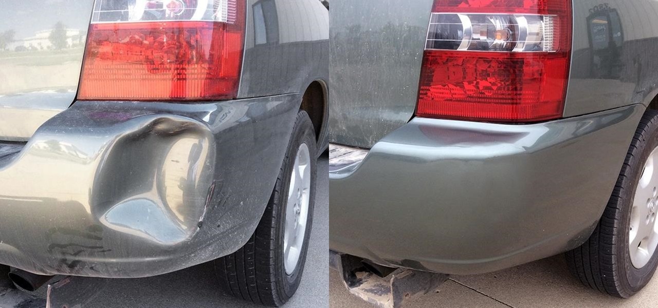 How to remove dents from the car at home!