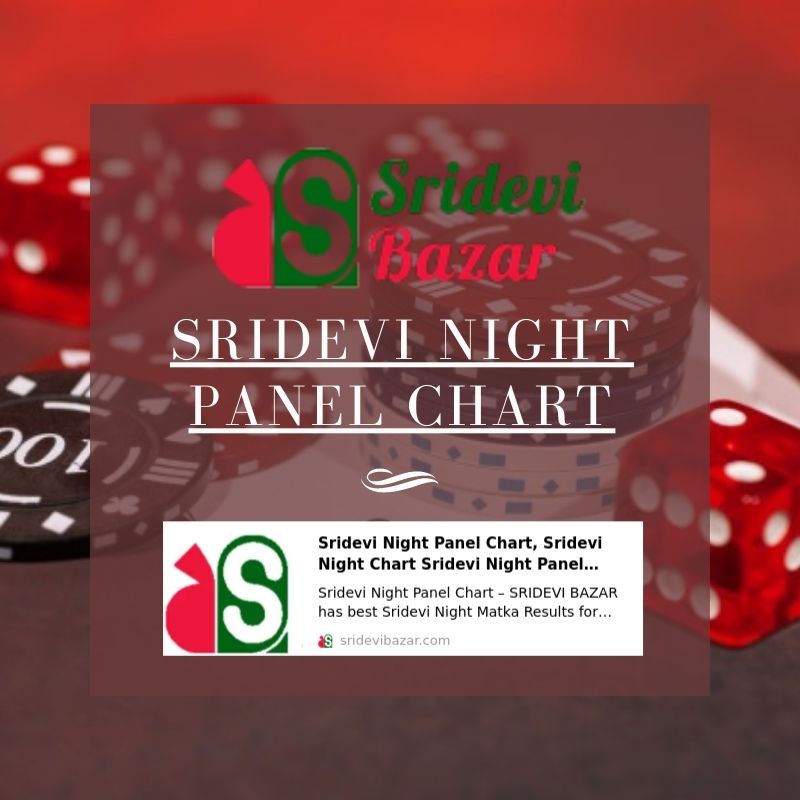 Sridevi Night Panel Chart