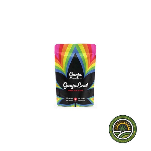 GANJA EDIBLES – GREEN APPLE LEAF – 1 X 750MG THC