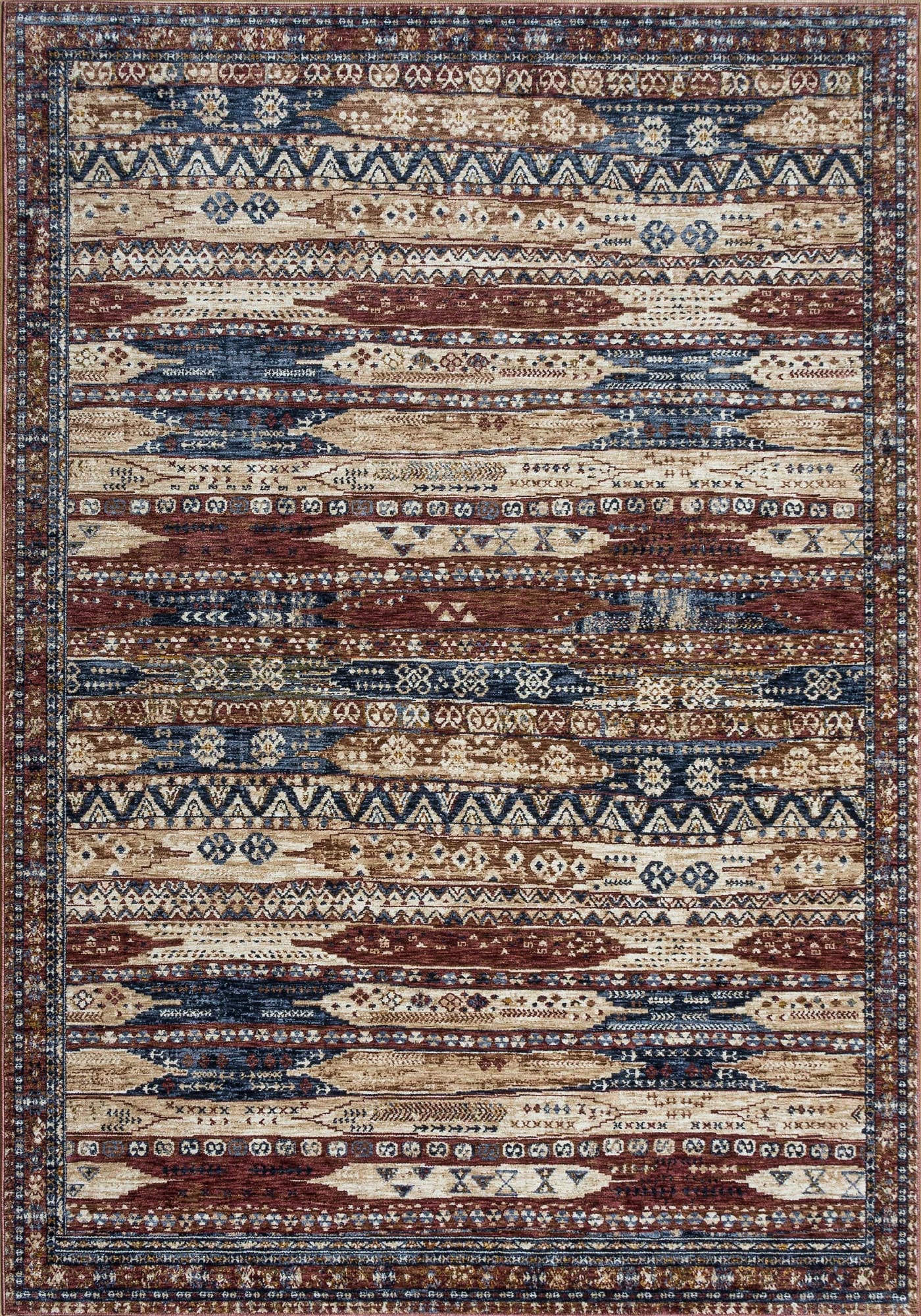 Alhambra Rug by Mastercraft Rugs in 6576A Ivory/Red Design