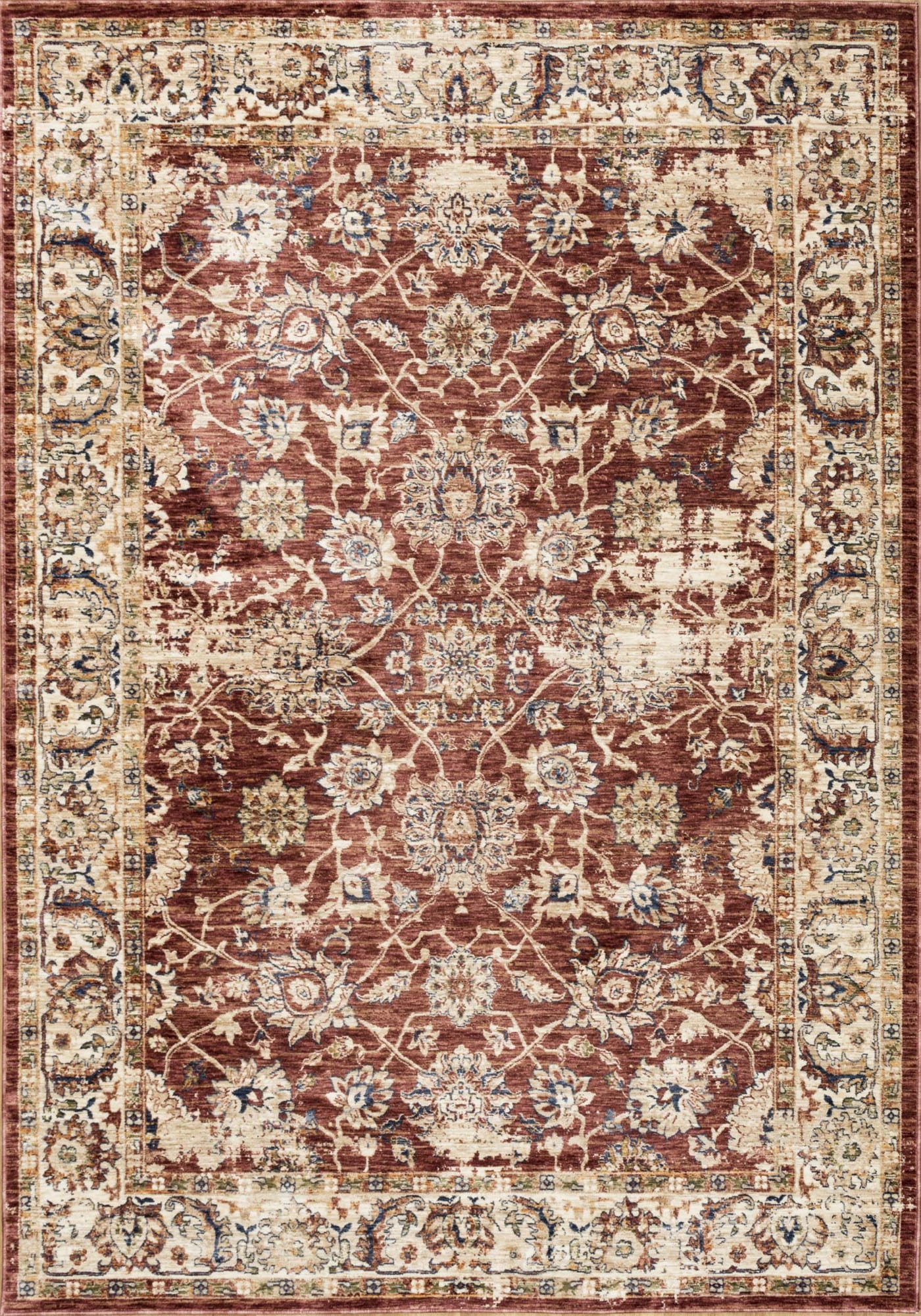 Alhambra Rug by Mastercraft Rugs Design 6549A Red/Red