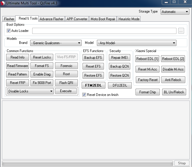 Ultimate Multi Tool QCFire Latest (2020) For Windows Free Download