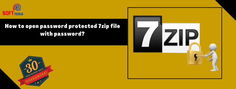 How to open password protected 7zip file with password?