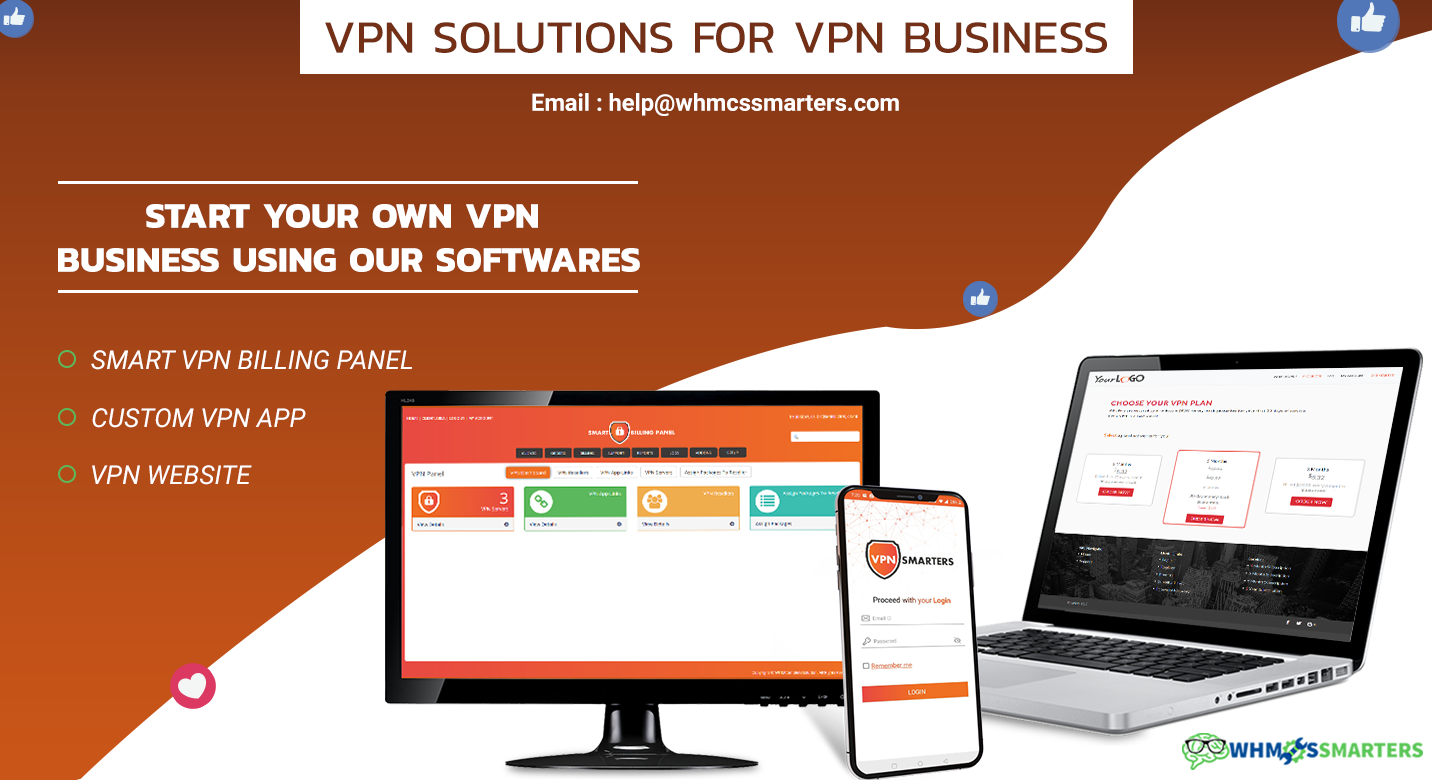 GET WHITELABEL VPN SOFTWARE SOLUTIONS AT WHMCS SMARTERS