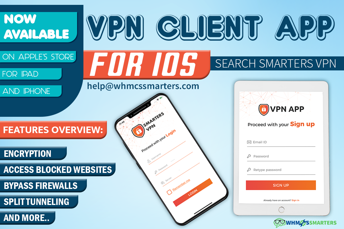 Custom Smarters VPN App For iOS