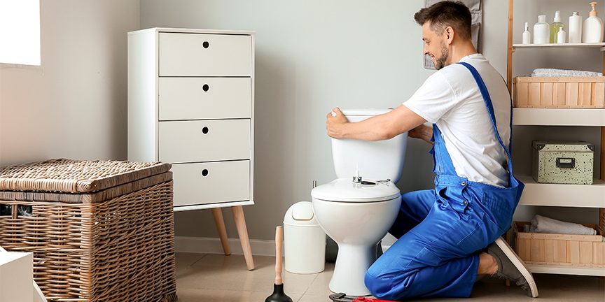 How to unblock a toilet