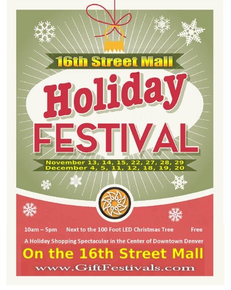 Sixteenth Street Mall Holiday Festival 2020
