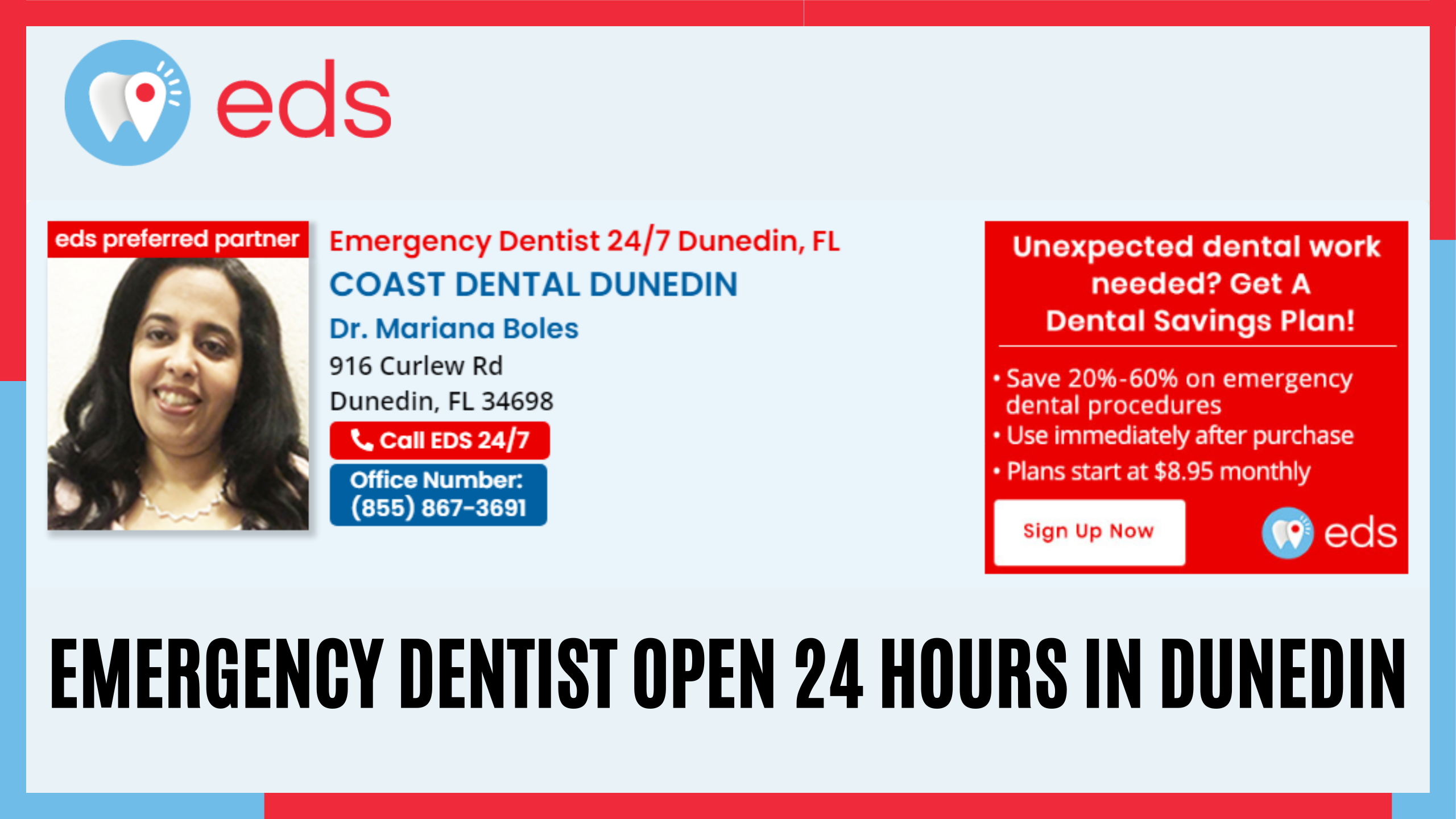 Emergency Dentist Open 24 Hours in Dunedin, FL 34698 - Dr. Mariana Boles