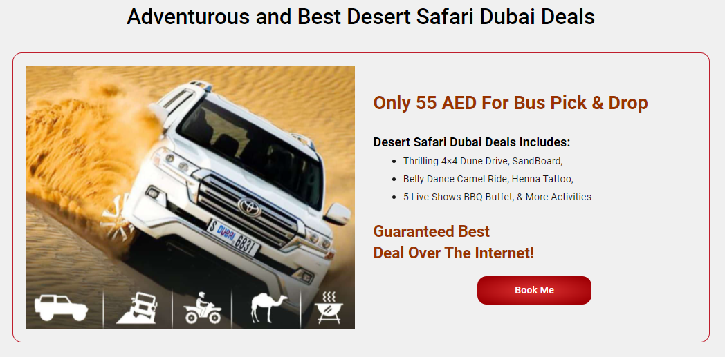 Evening Desert Safari, 100% positive Reviews, Most Trusted in Dubai