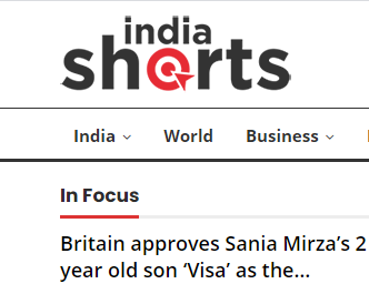 IndiaShorts: The nation& No.1 website for short news