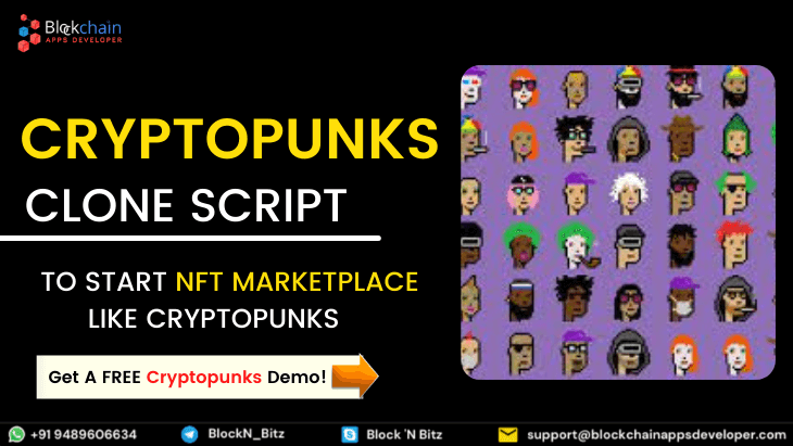 CryptoPunks Clone Script - To Create A NFT Digital Collectibles like CryptoPunks! 