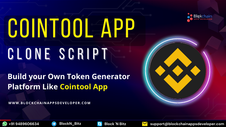 Create Your Bep20 Token Generator Platform Like Cointool.app 
