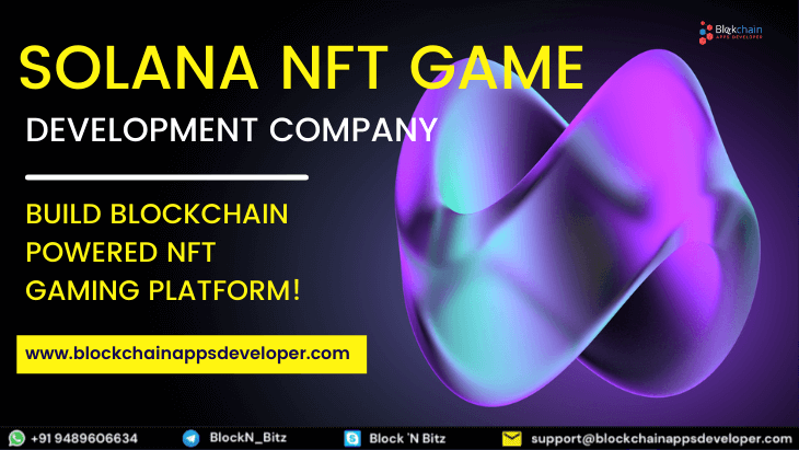 Solana Based NFT Game Development Company 