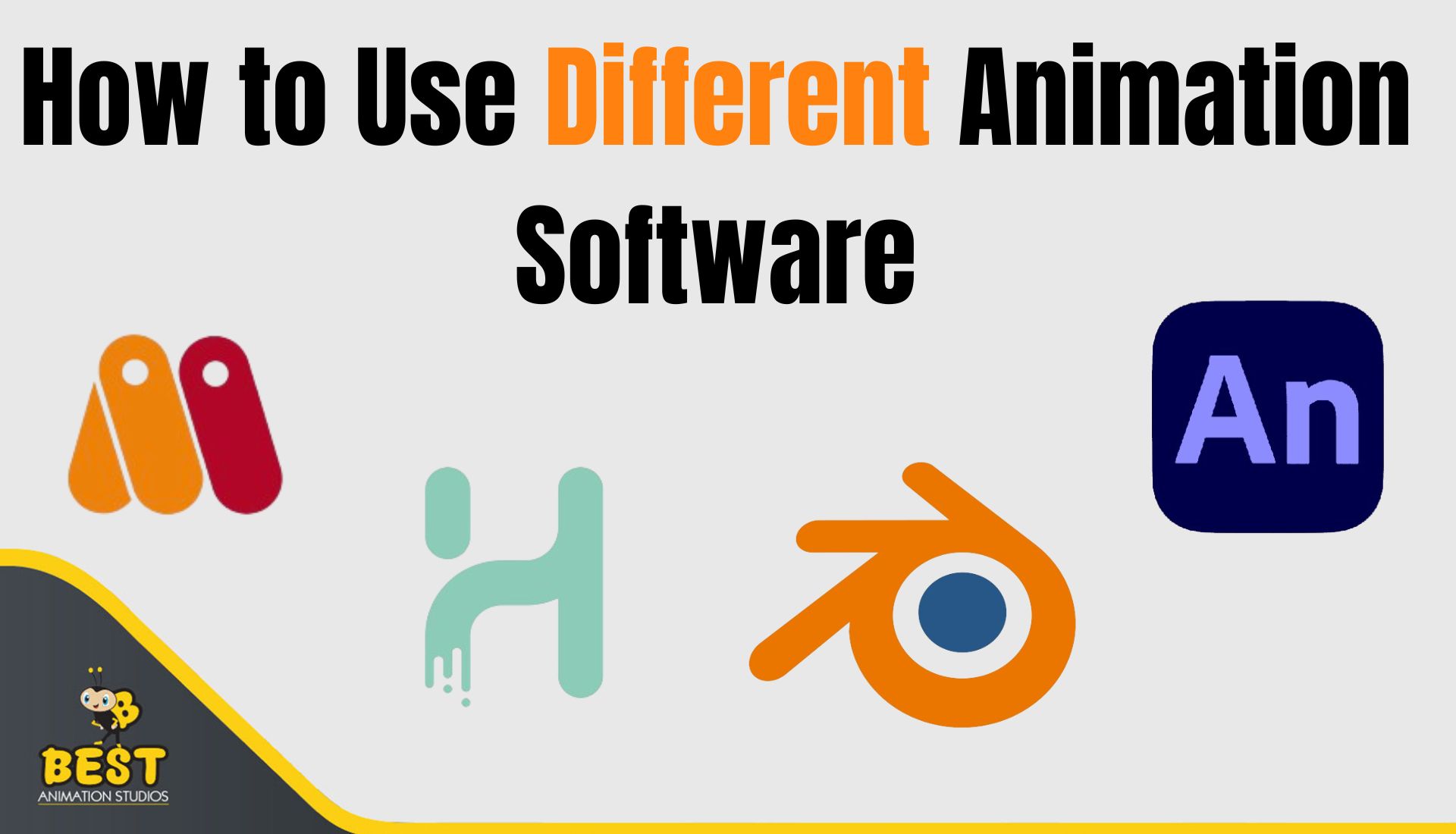 HOW TO USE DIFFERENT ANIMATION SOFTWARE