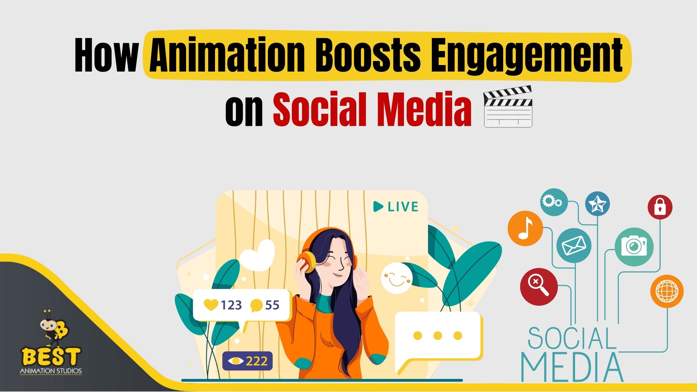 How Animation Boosts Engagement on Social Media