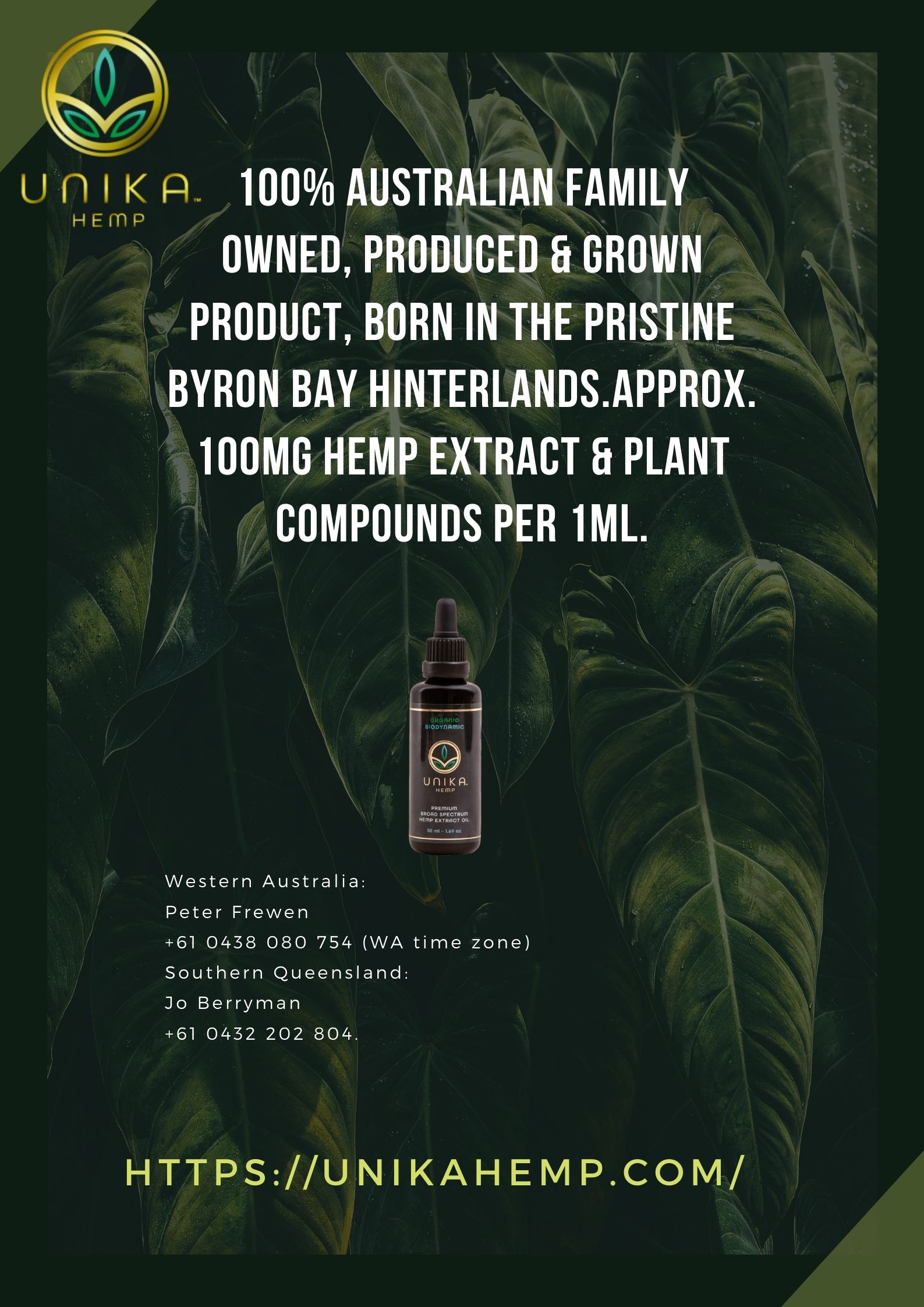 UNIKA HEMP EXTRACT OIL
