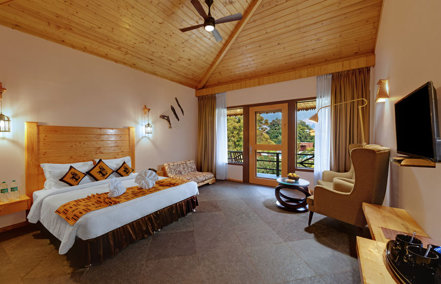 Accommodation at Jim Corbett National Park - Luxury Cottage