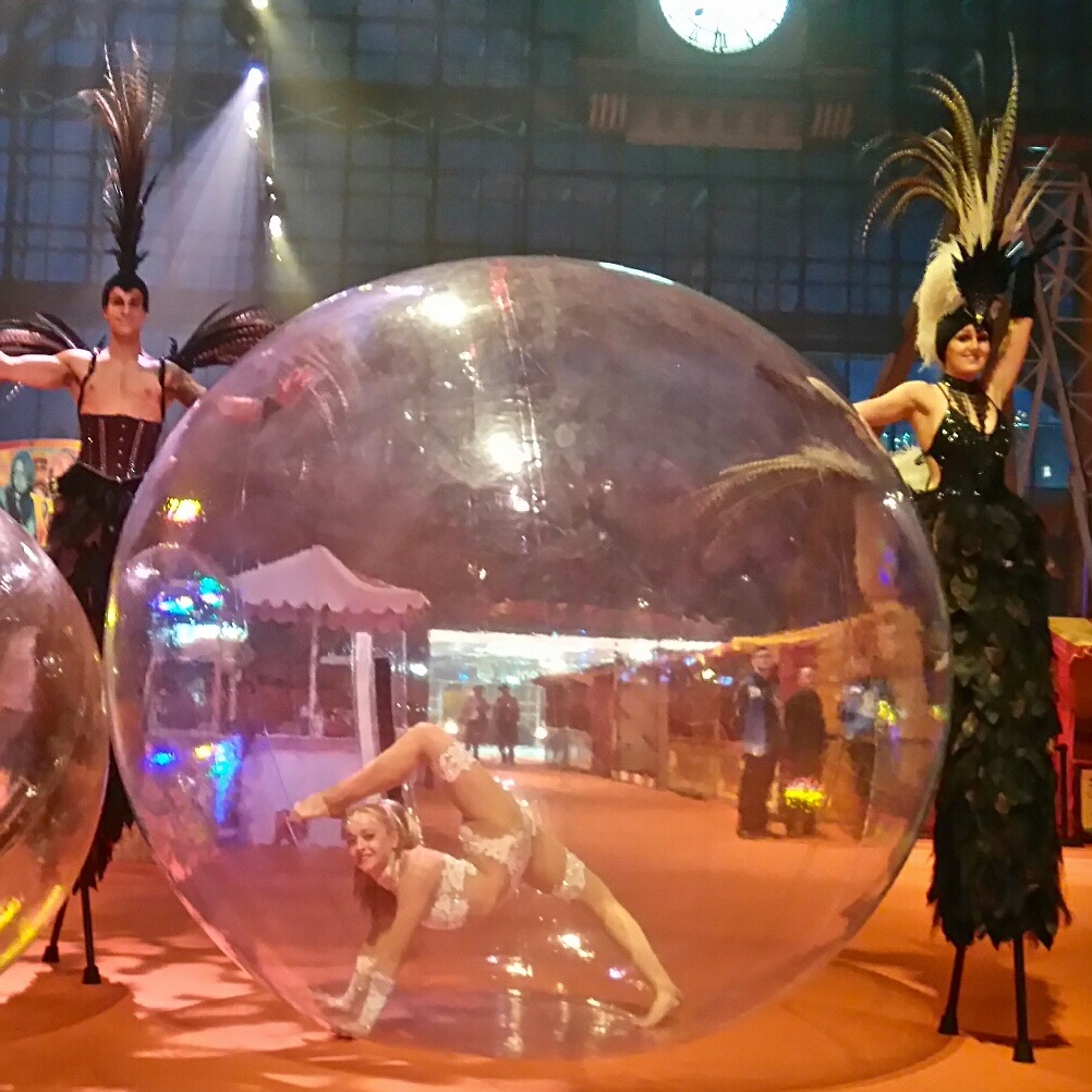 Bubble Spheres at Tickbox Entertainment