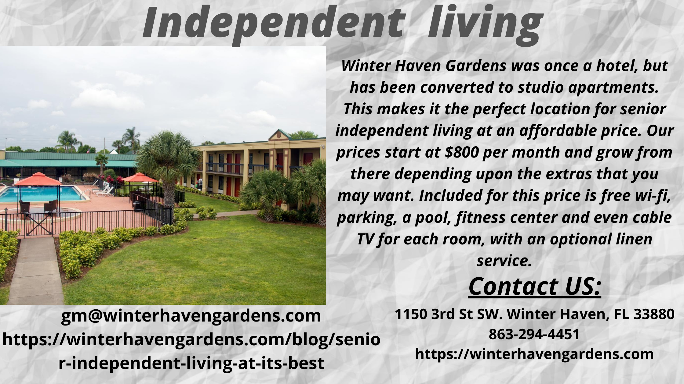Independent living