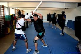 Self-defense focusing on Krav maga training for adults