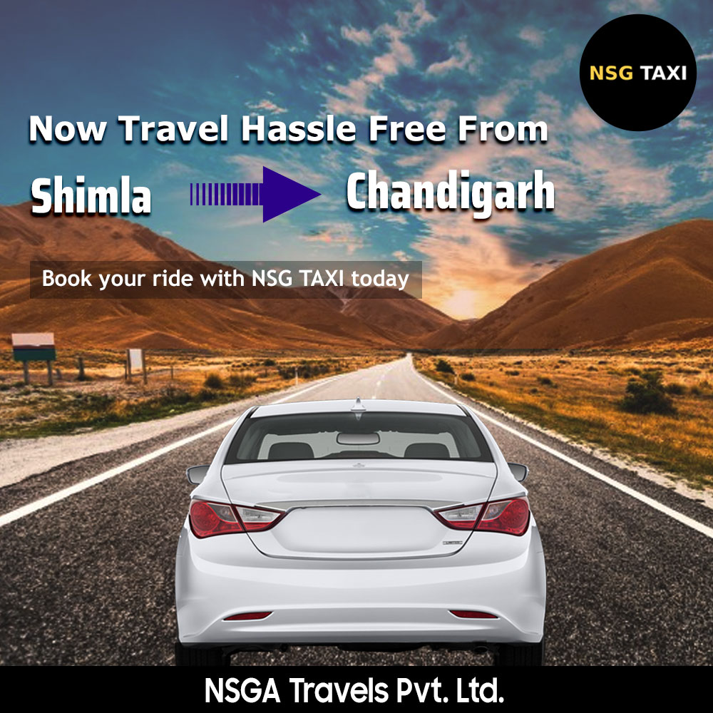 Cab from Shimla to Chandigarh
