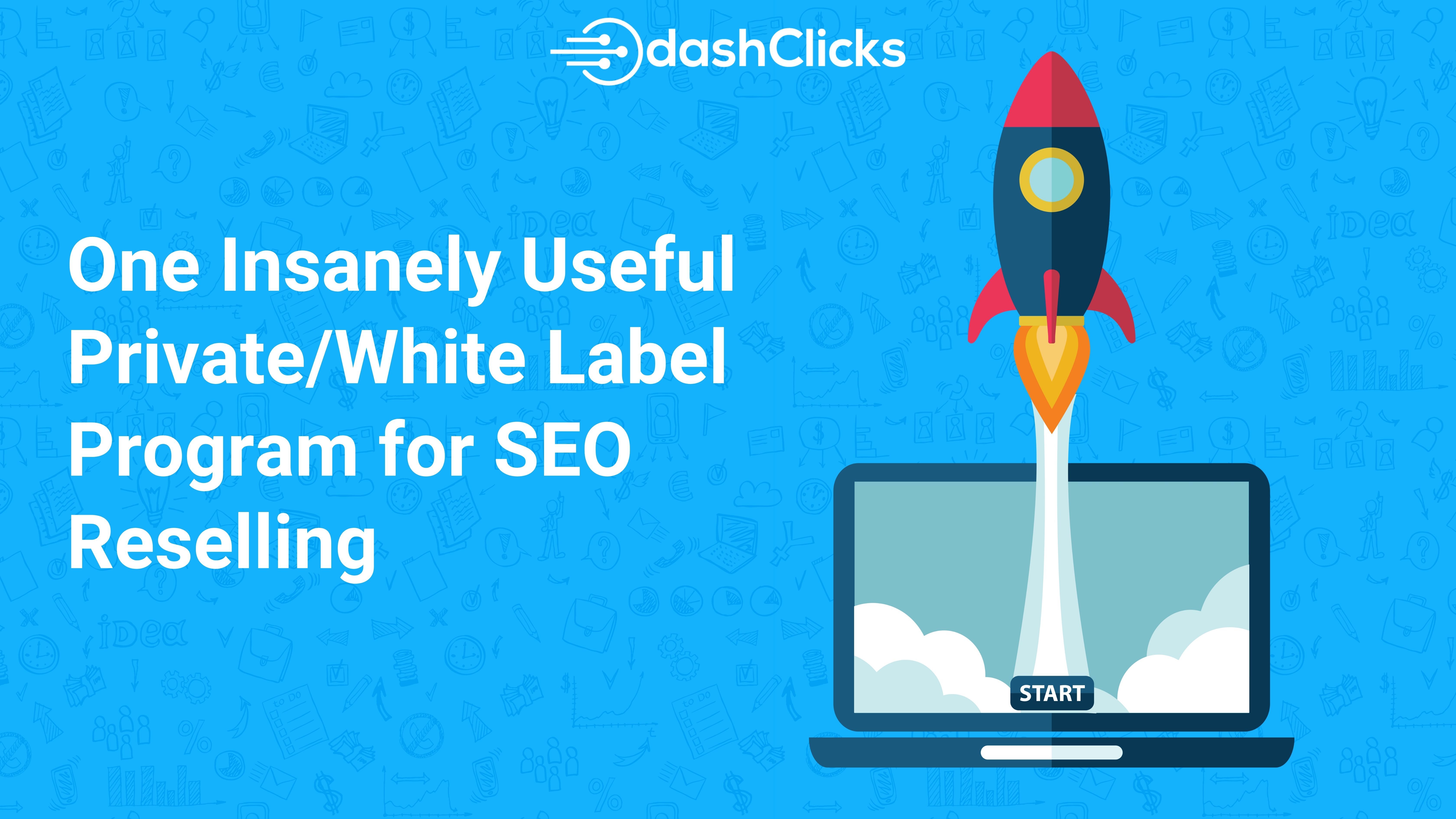 One Insanely Useful Private/White Label Program for SEO Reselling