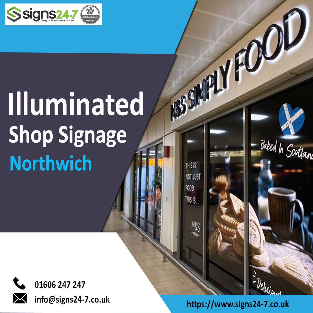 Illuminated Shop Signage Northwich