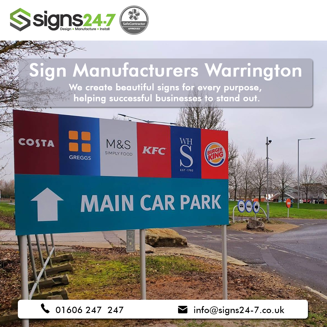 Sign Manufacturers Warrington
