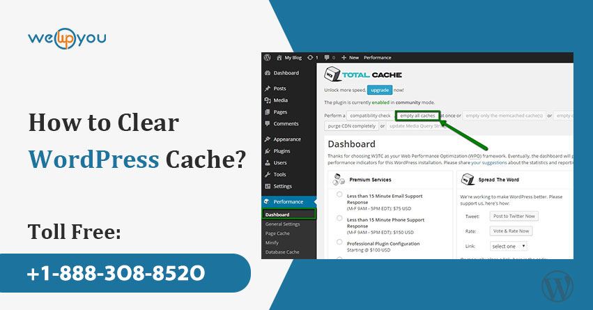 How to clear WordPress cache?
