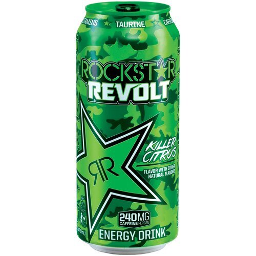 ROCKSTAR® REVOLT KILLER CITRUS  | CANS 16oz - (24 Pack)  & Chicago City Distributors, Inc.