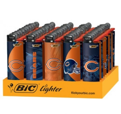 BIC® CHICAGO BEARS® - (50 Pack) Tray & Chicago City Distributors, Inc.
