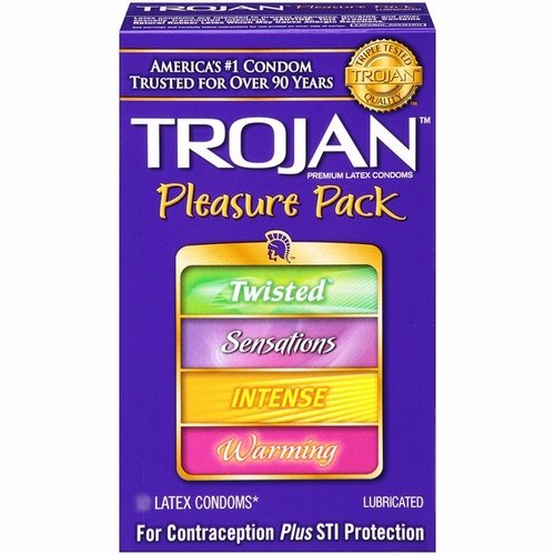 TROJAN™ PLEASURE PACK | 6-PACK OF 3 CONDOMS EACH & Chicago City Distributors, Inc.